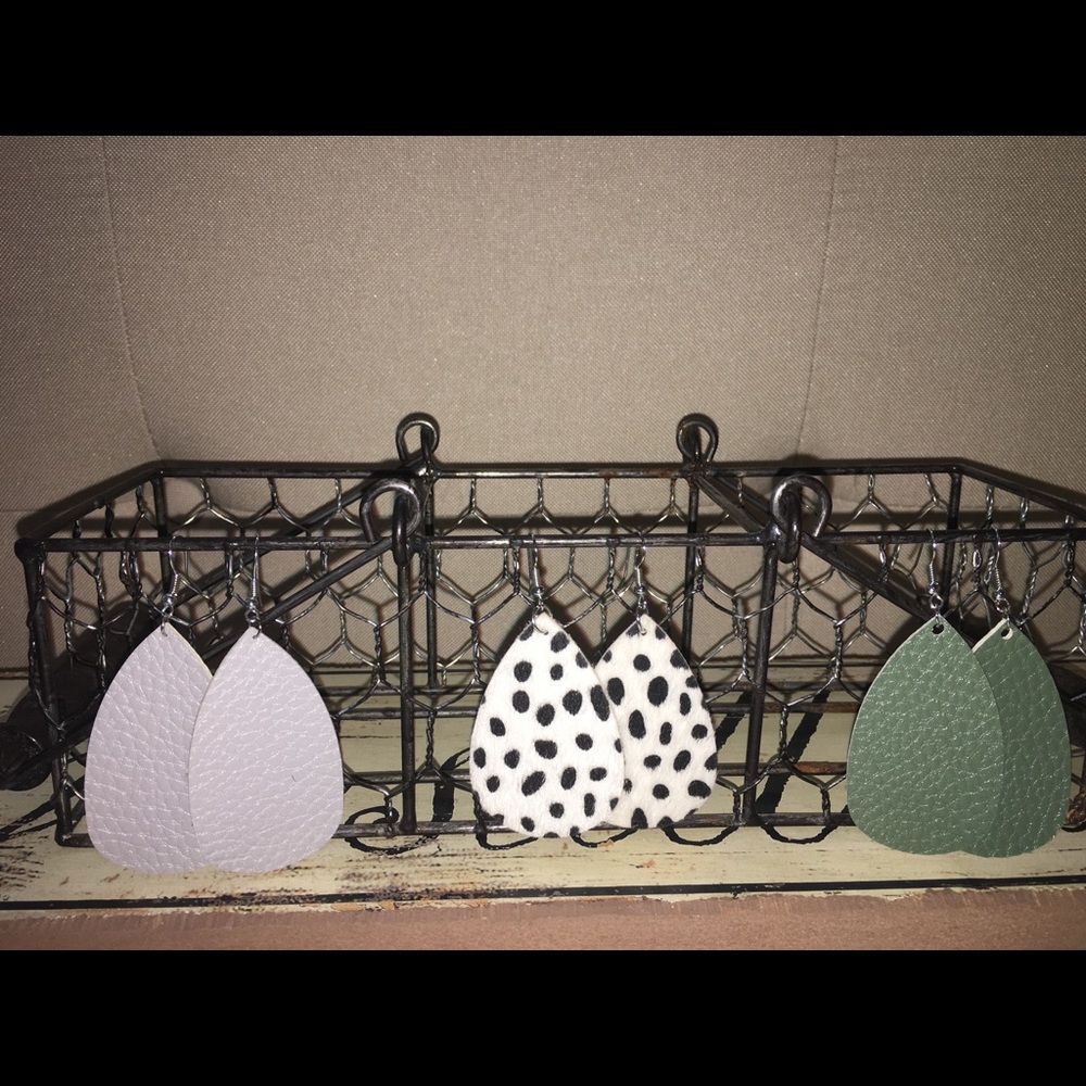 Animal Print Earrings + 2 Free